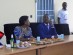 A la salle facultaire, Prof Mvumbi et la représentante du Président de l'Assemblée Nationale