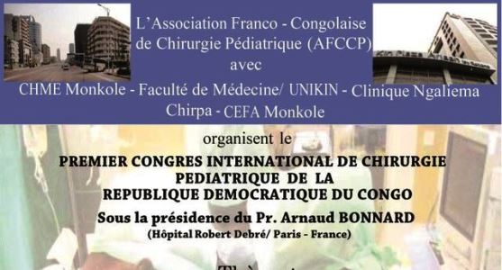 1er Congrès International de Chirurgie Pédiatrique de la République Démocratique du Congo.